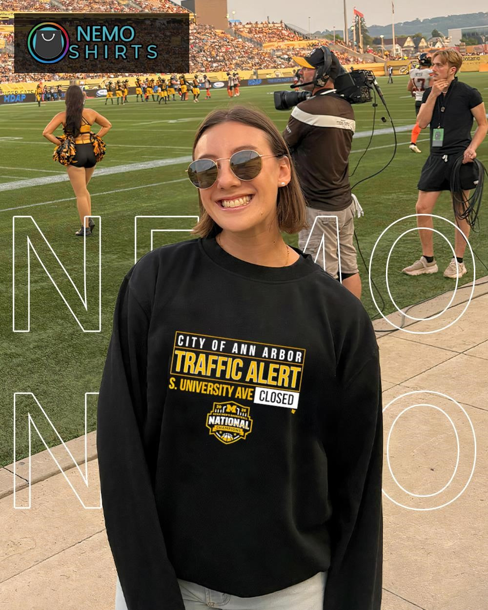 Michigan Wolverines city of ann arbor traffic alert S. university ave closed shirt