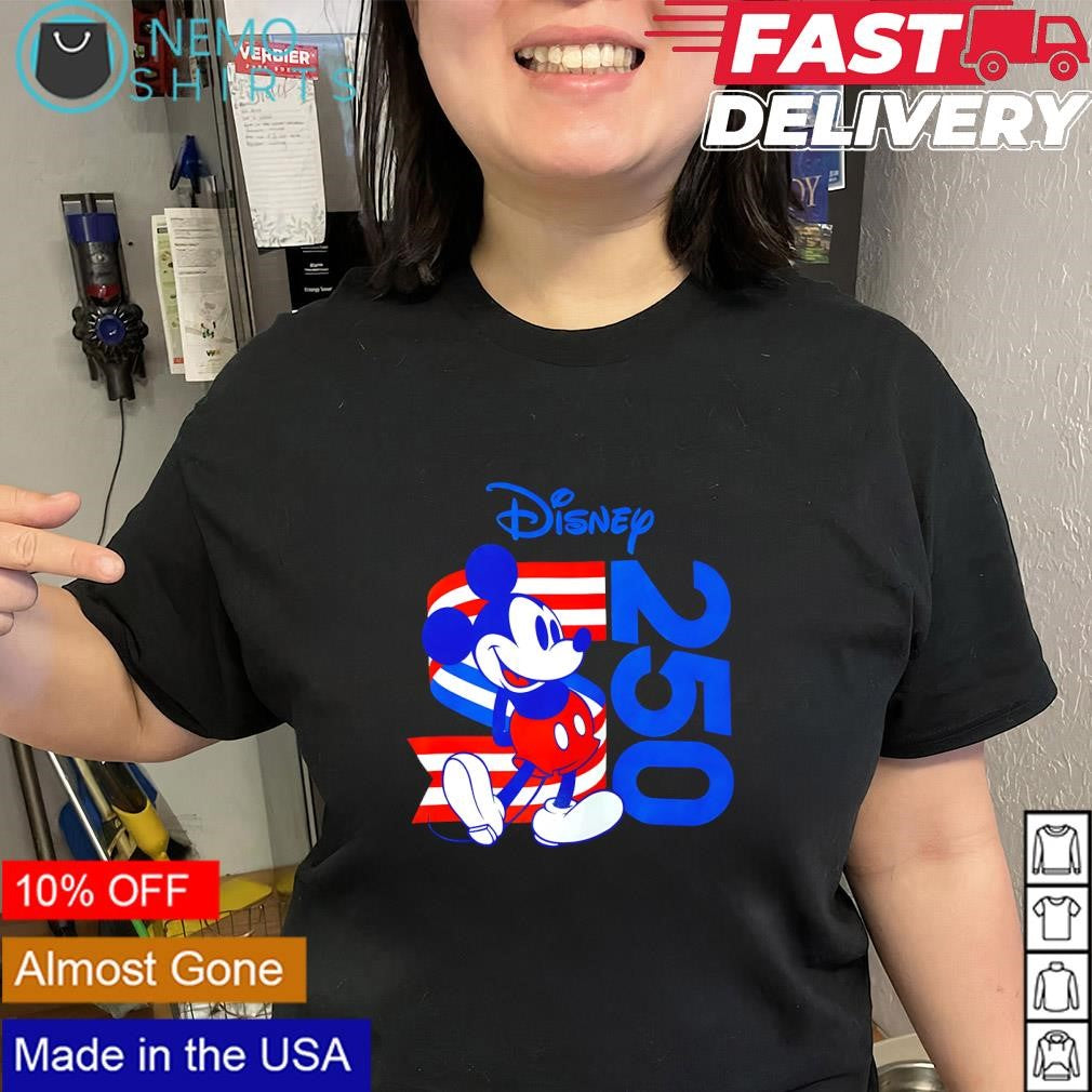 Mickey Mouse Disney celebrates America 250 shirt