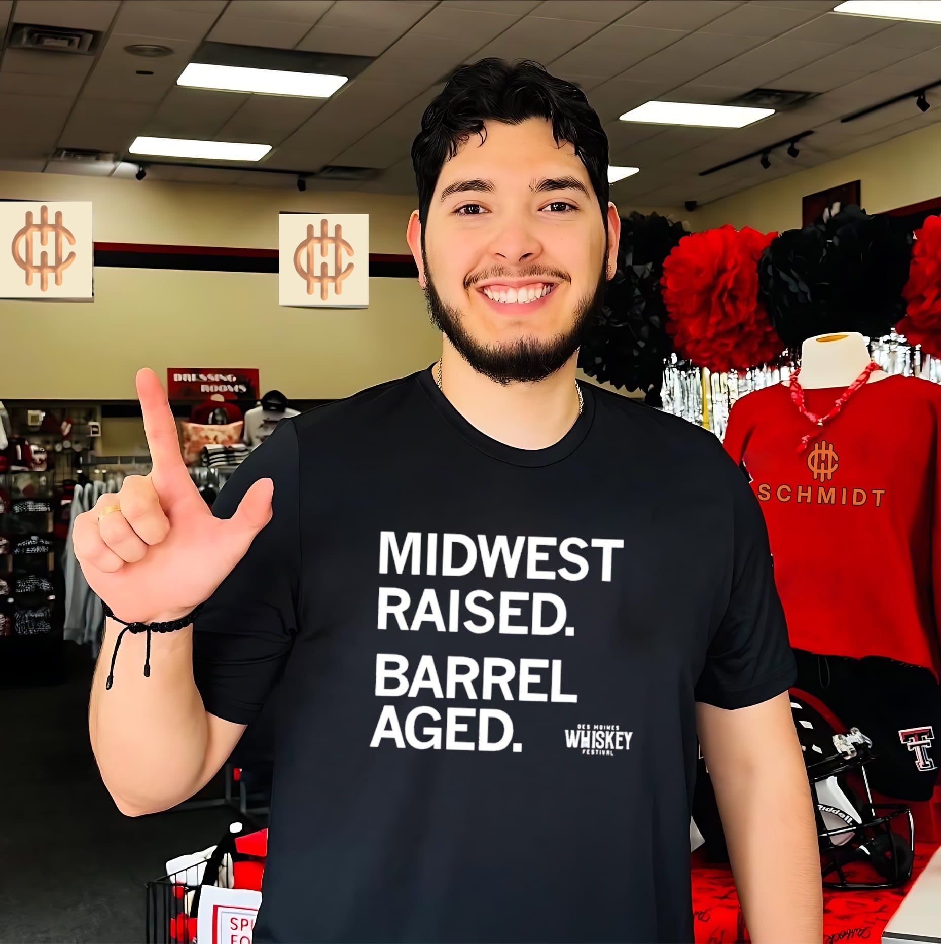 Midwest Raised Barrel Aged Des Moines Whiskey Festival shirt