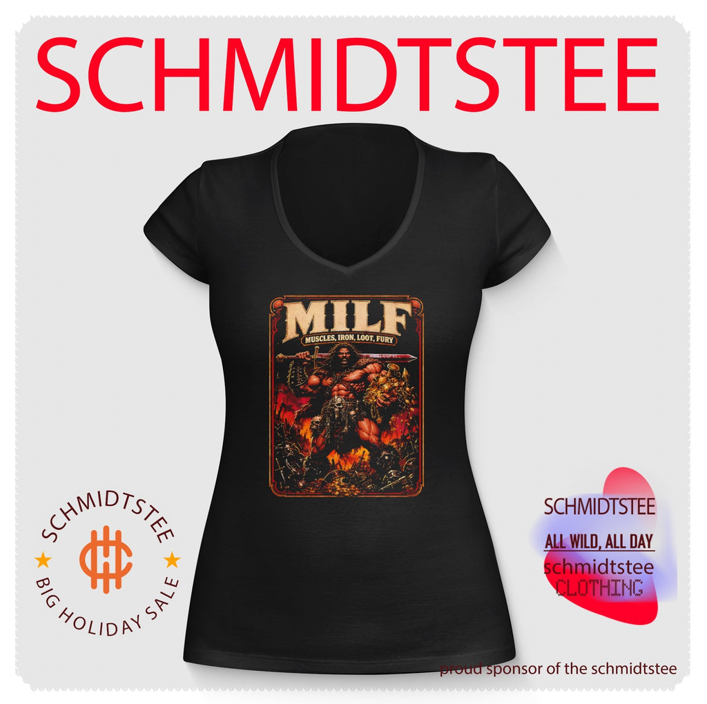 Milf Muscles Iron Loot Fury Barbarian Warrior shirt