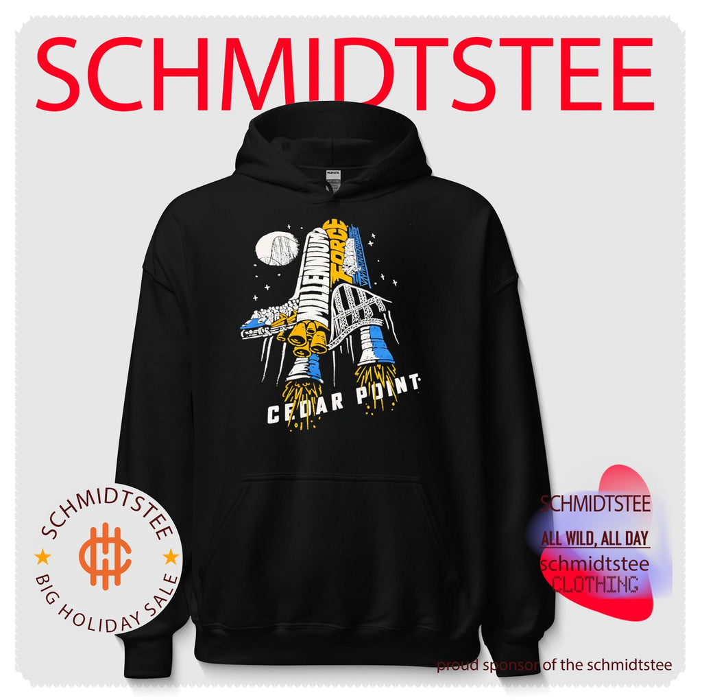 Millennium Force Wordscape Cedar Point Roller Coaster shirt