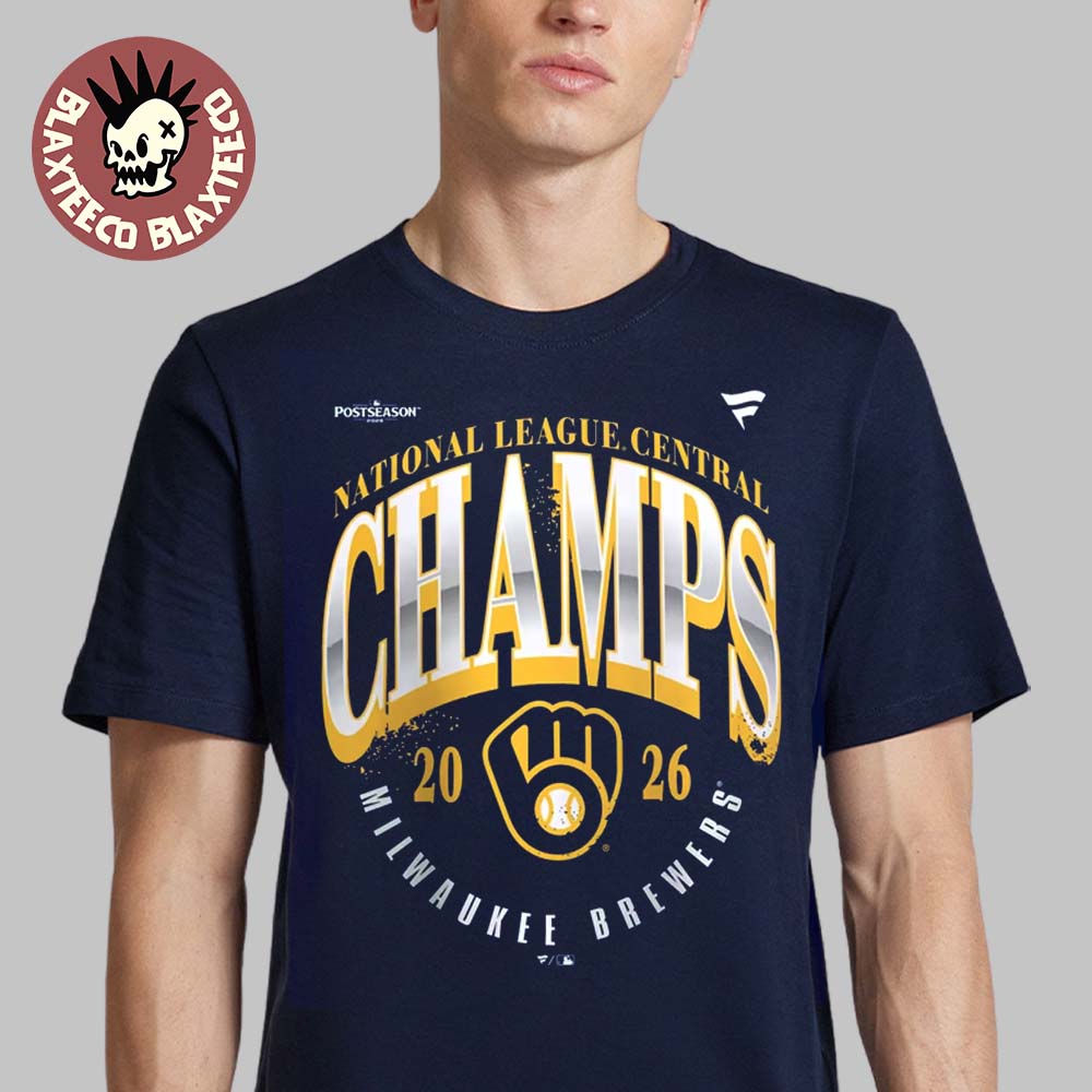 Milwaukee Brewers 2026 MLB 2026 NL Central Division Champions Locker Room T-Shirt