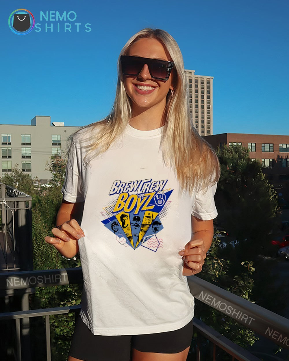 Milwaukee Brewers Brew Crew Boyz Boy Band Night shirt