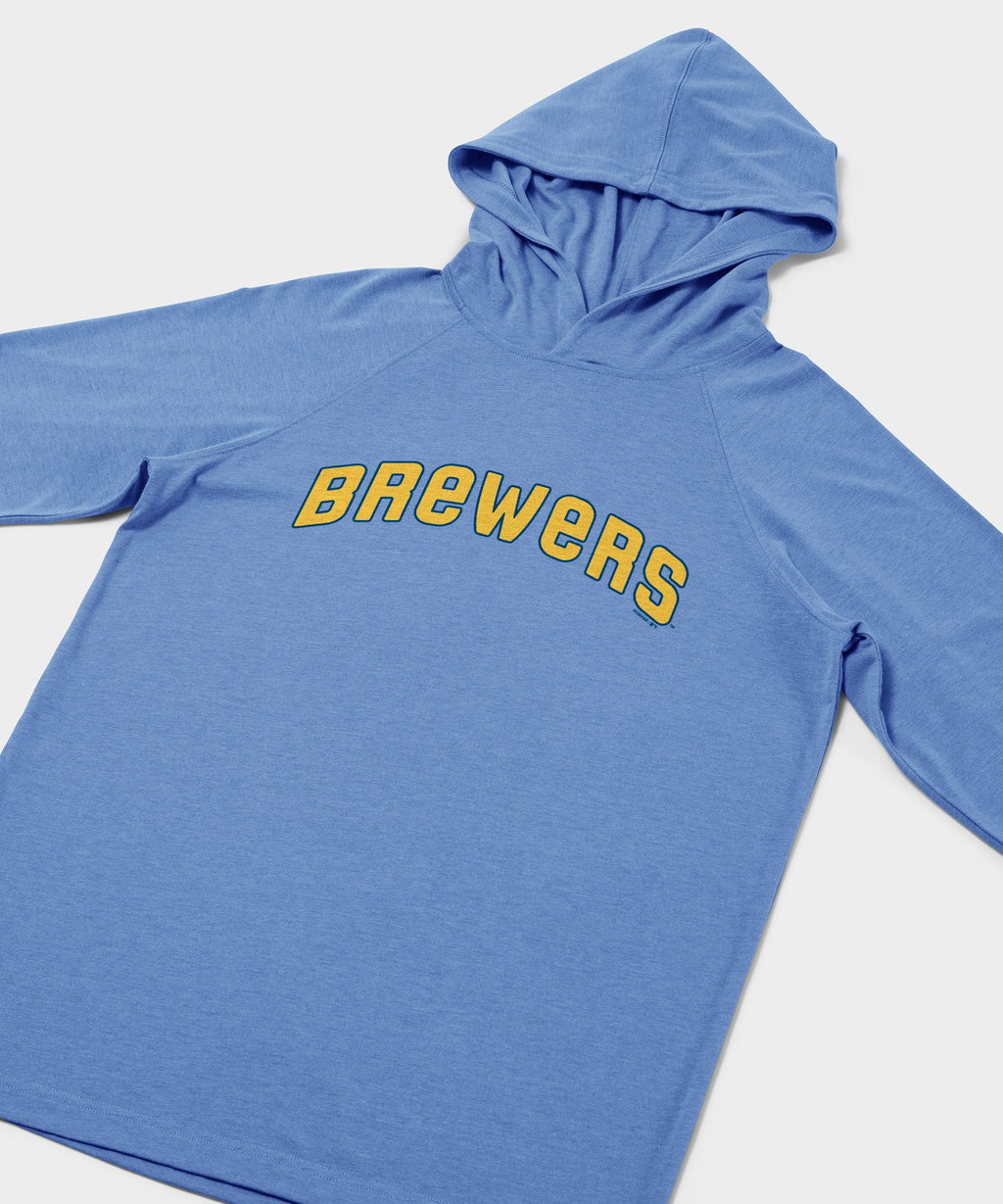 Milwaukee Brewers Jersey Logo '70 Lightweight Hoodie