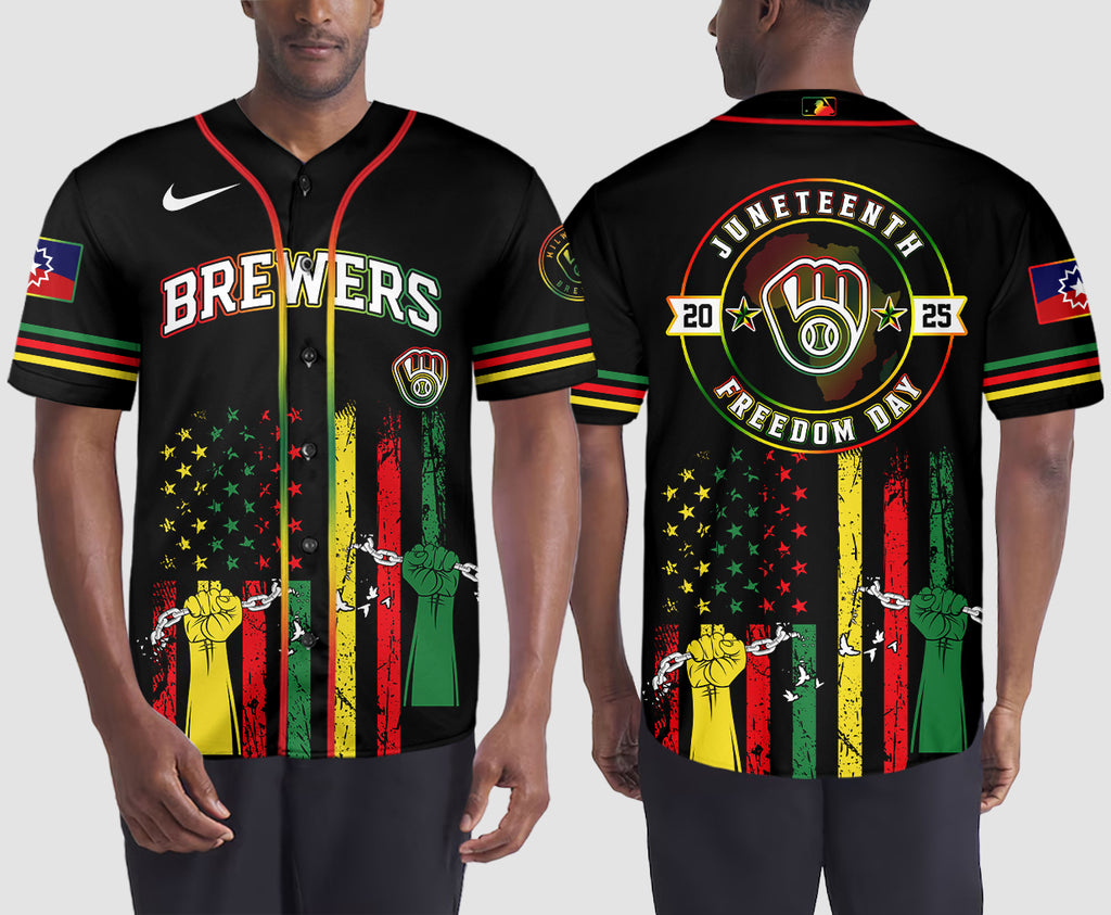 Milwaukee Brewers Juneteenth Day 2025 Jersey
