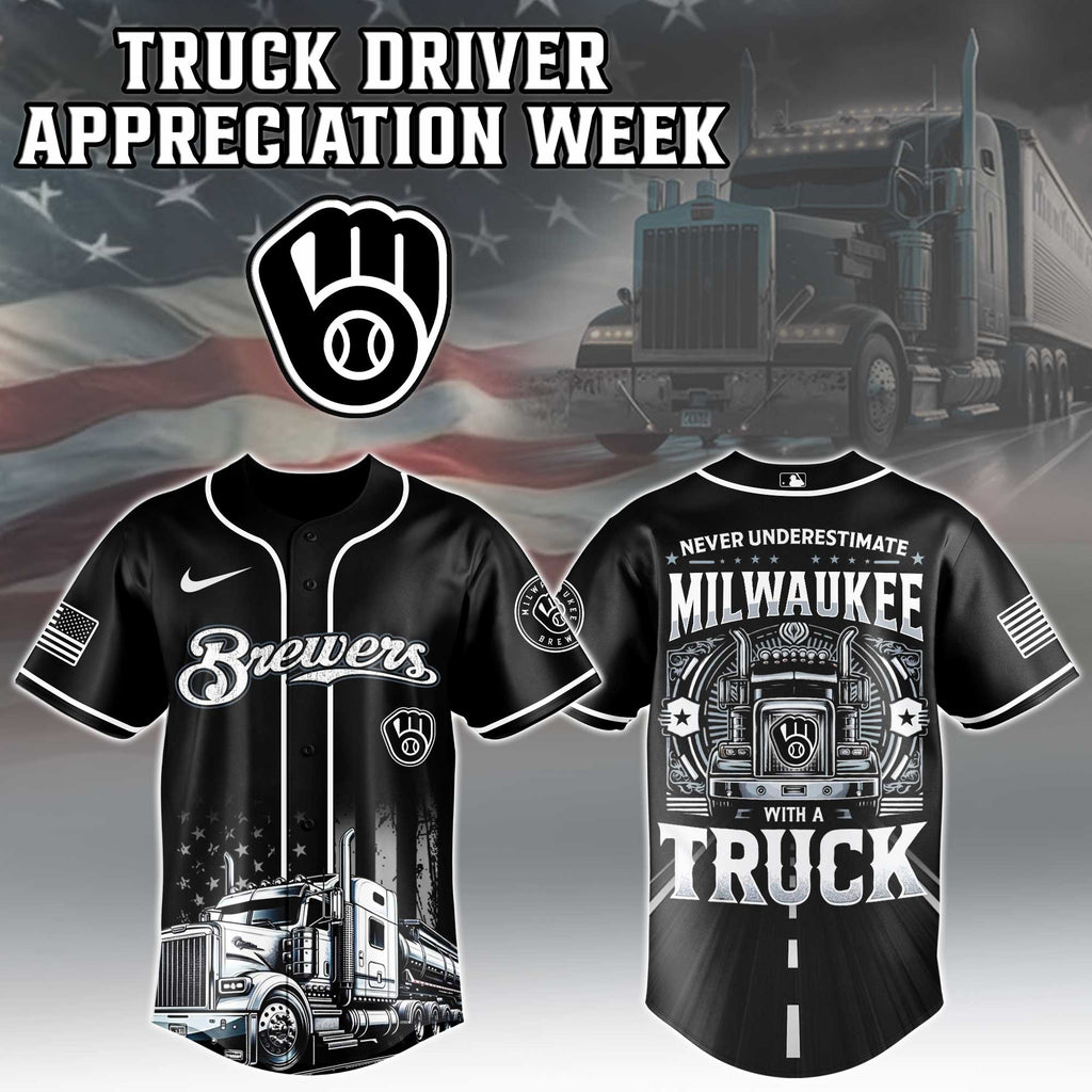 Milwaukee Brewers Nation Truck Driver Appreciation Week Jersey 2025