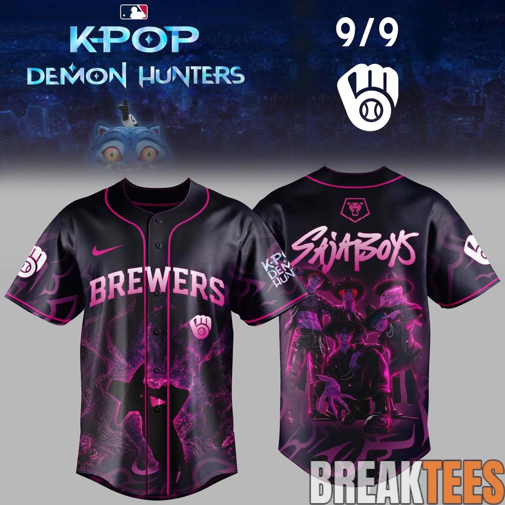 Milwaukee Brewers x KPop Demon Hunters Night 2026 Baseball Jersey
