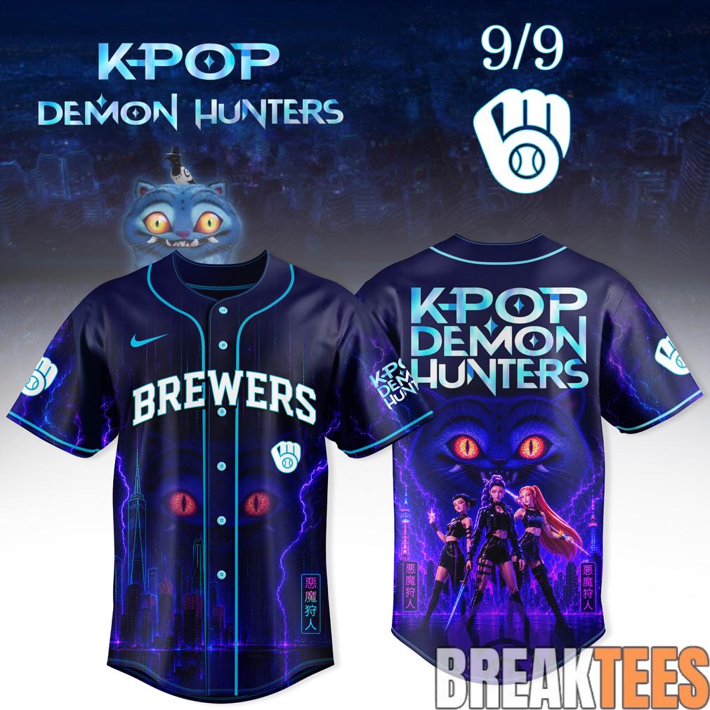 Milwaukee Brewers x KPop Demon Hunters Night 2026 Baseball Jersey