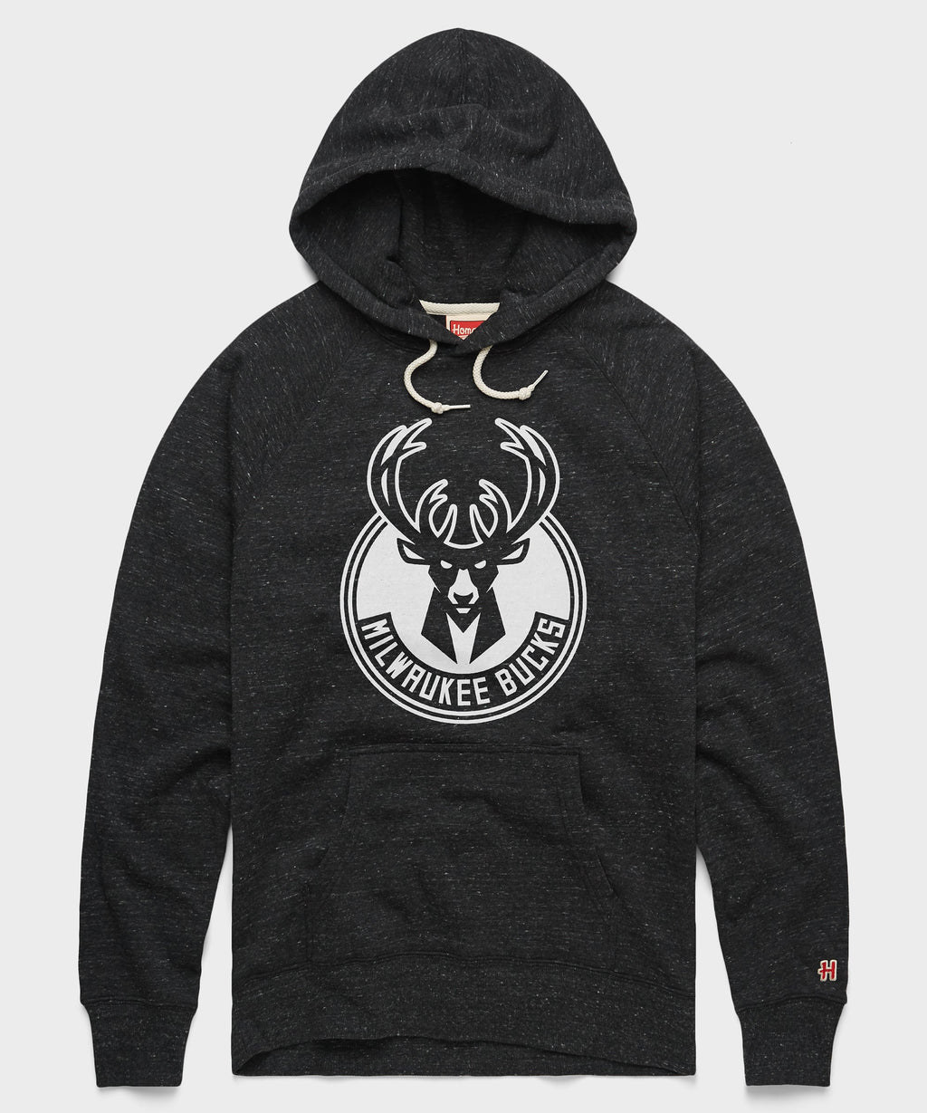 Milwaukee Bucks Blacktop Logo Hoodie