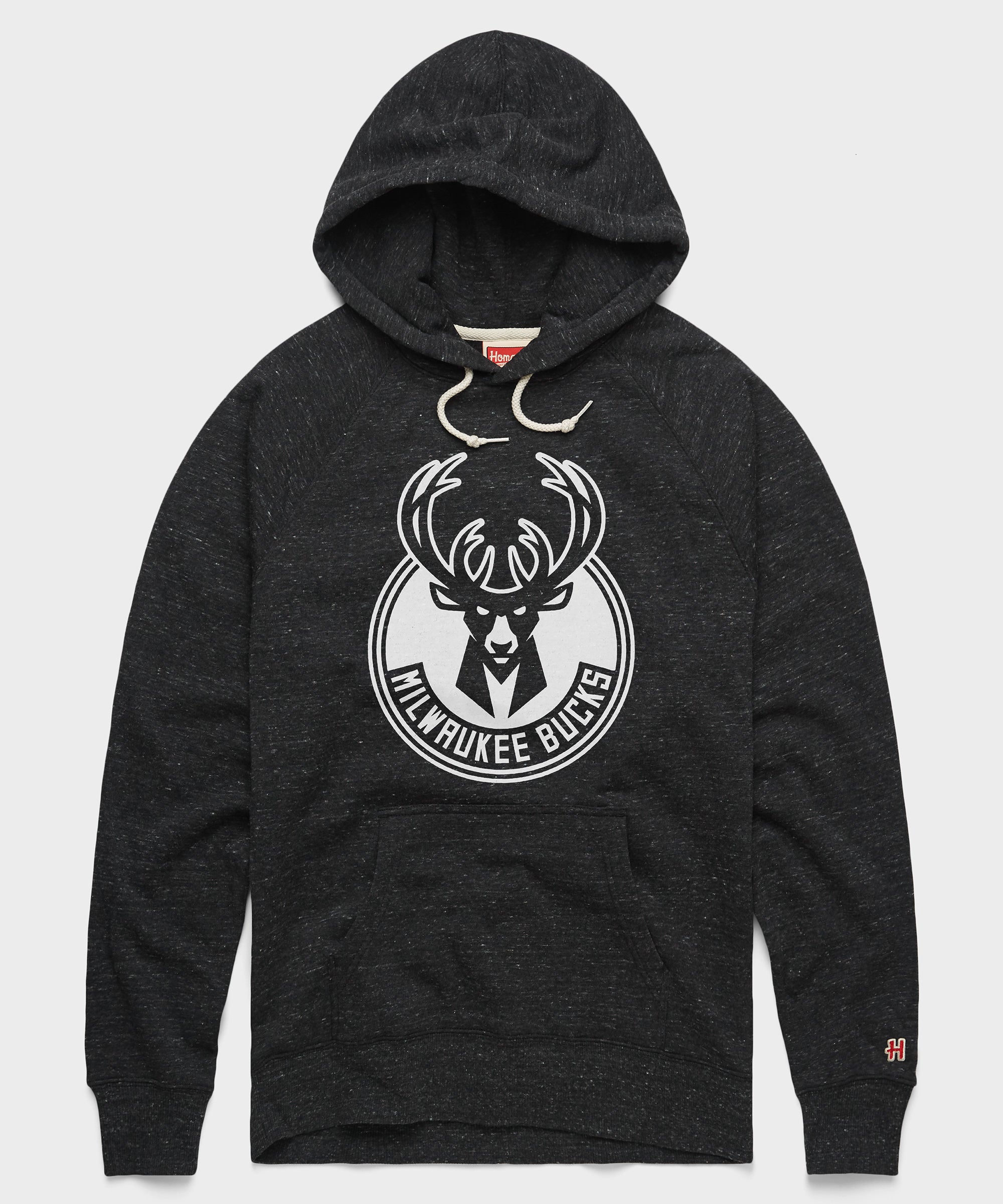 Milwaukee Bucks Blacktop Logo Hoodie