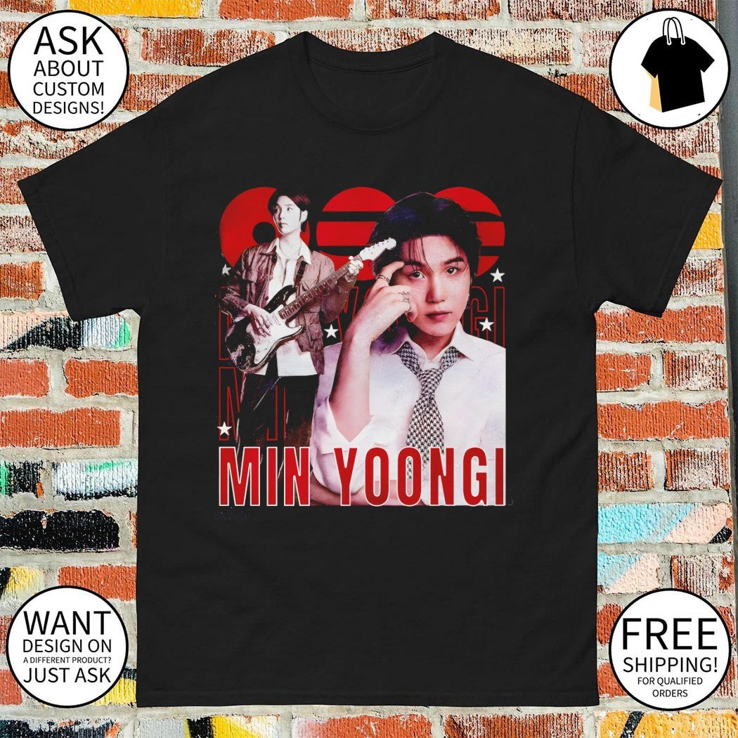 Min Yoongi Suga B.T.S Arirang Tour 2026 shirt