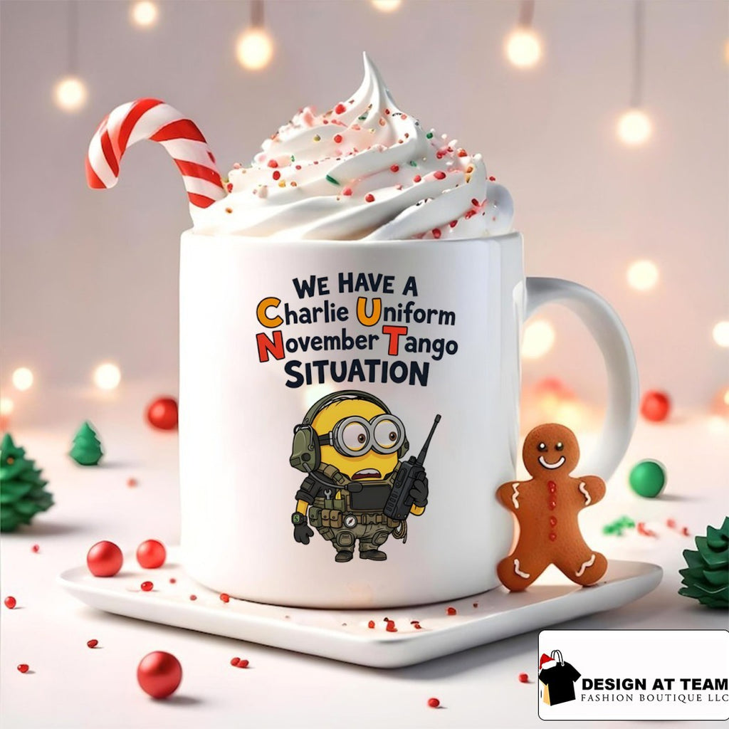 Minion we have a charlie uniform november tango situation shirt