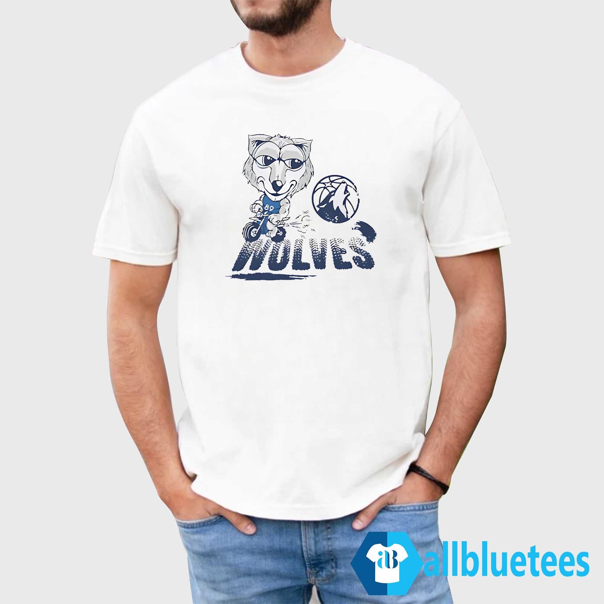 Minnesota Mascot Riding Motorbike Shirt
