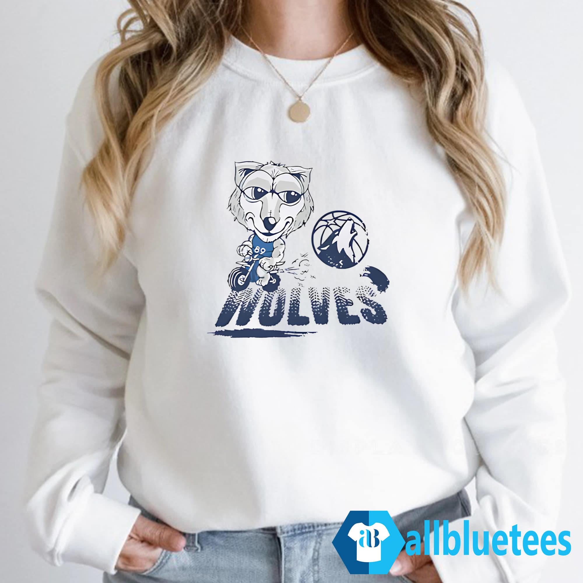 Minnesota Mascot Riding Motorbike Shirt
