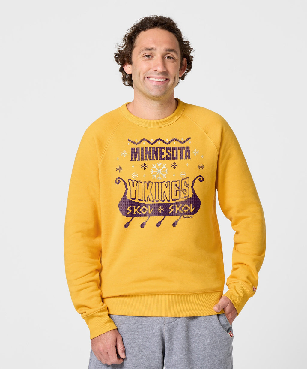 Minnesota Vikings Holiday Crewneck