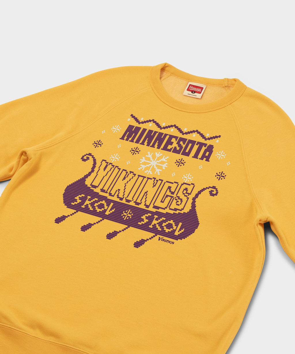 Minnesota Vikings Holiday Crewneck