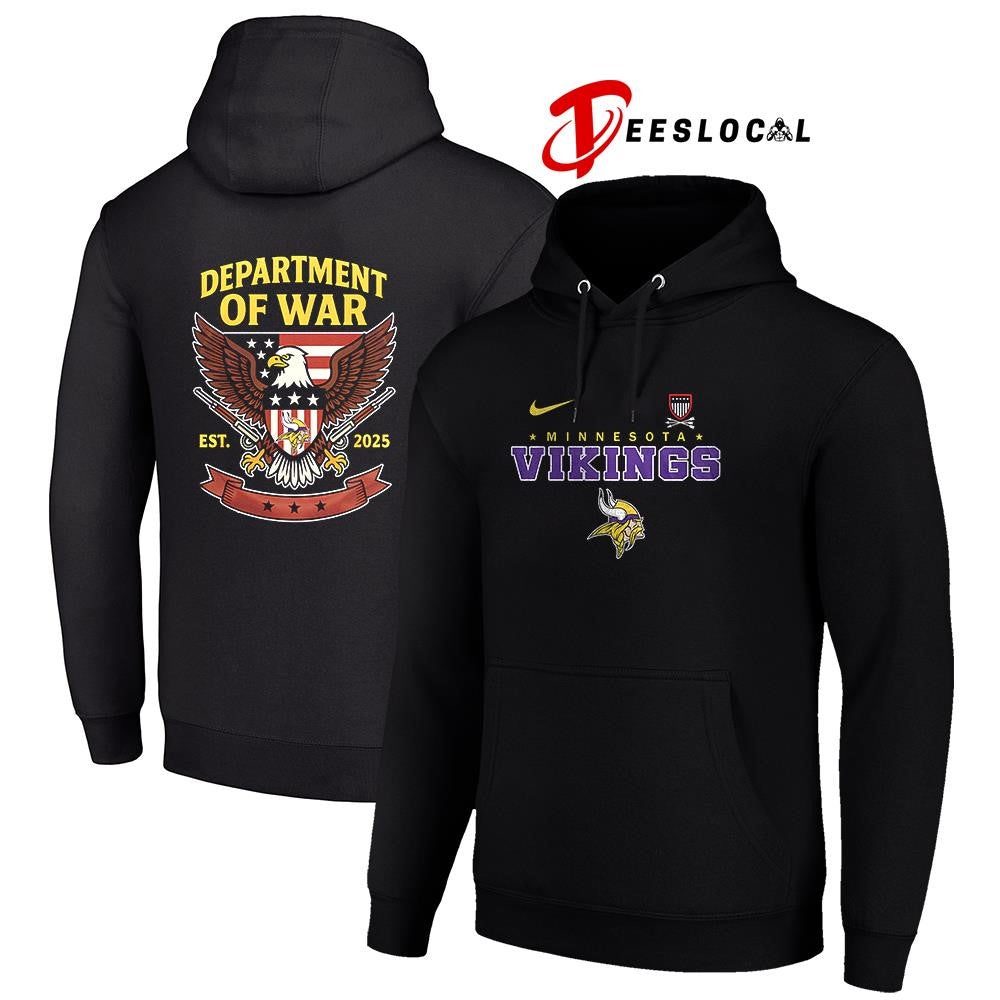 Minnesota Vikings x Department of War eagle logo shirt