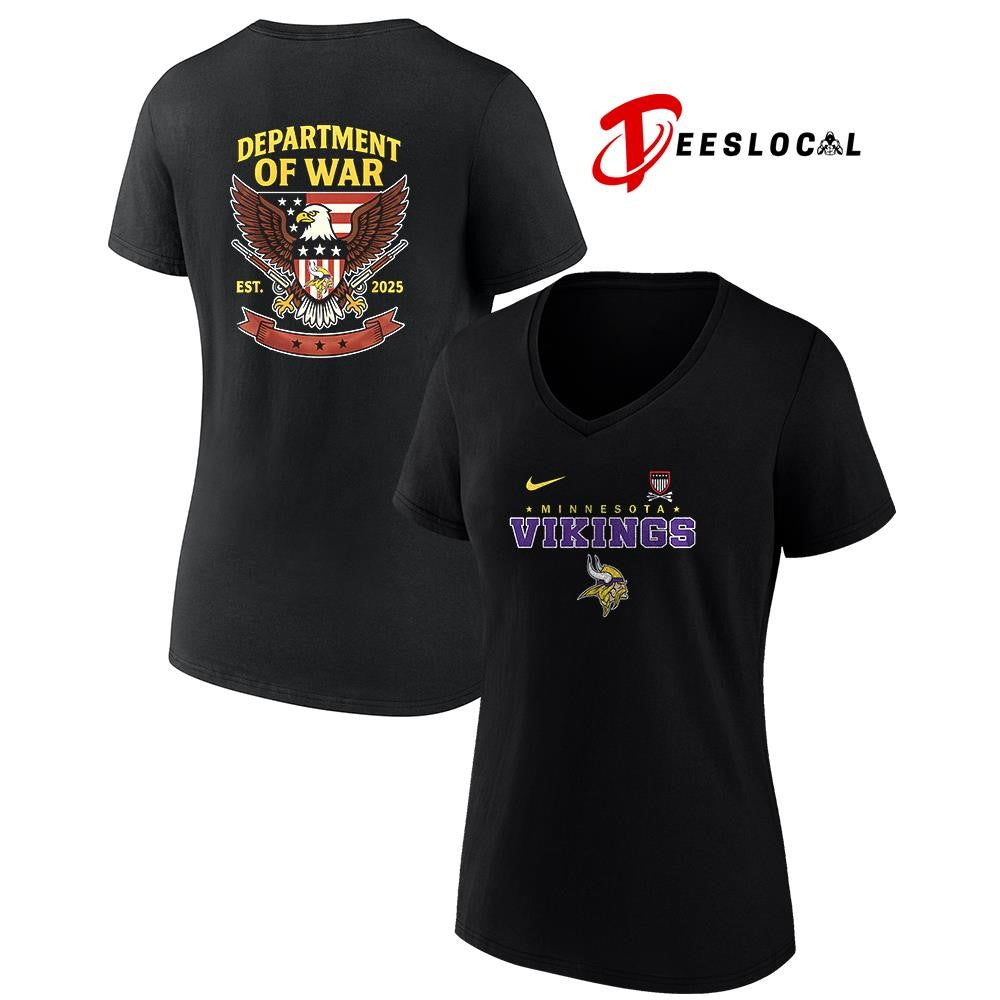 Minnesota Vikings x Department of War eagle logo shirt