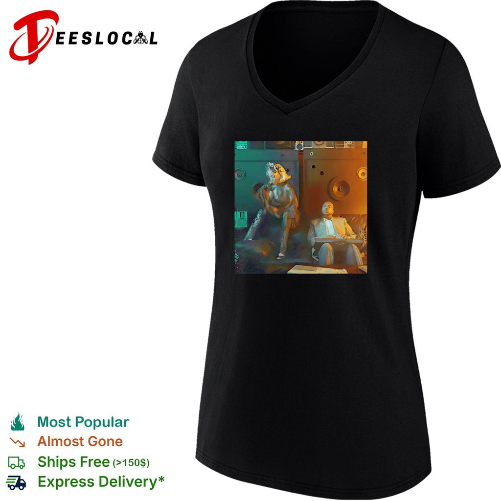 Missy Elliott Timbaland hip hop music studio shirt