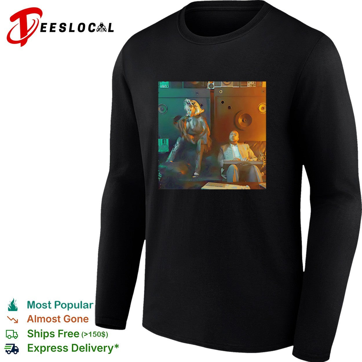 Missy Elliott Timbaland hip hop music studio shirt
