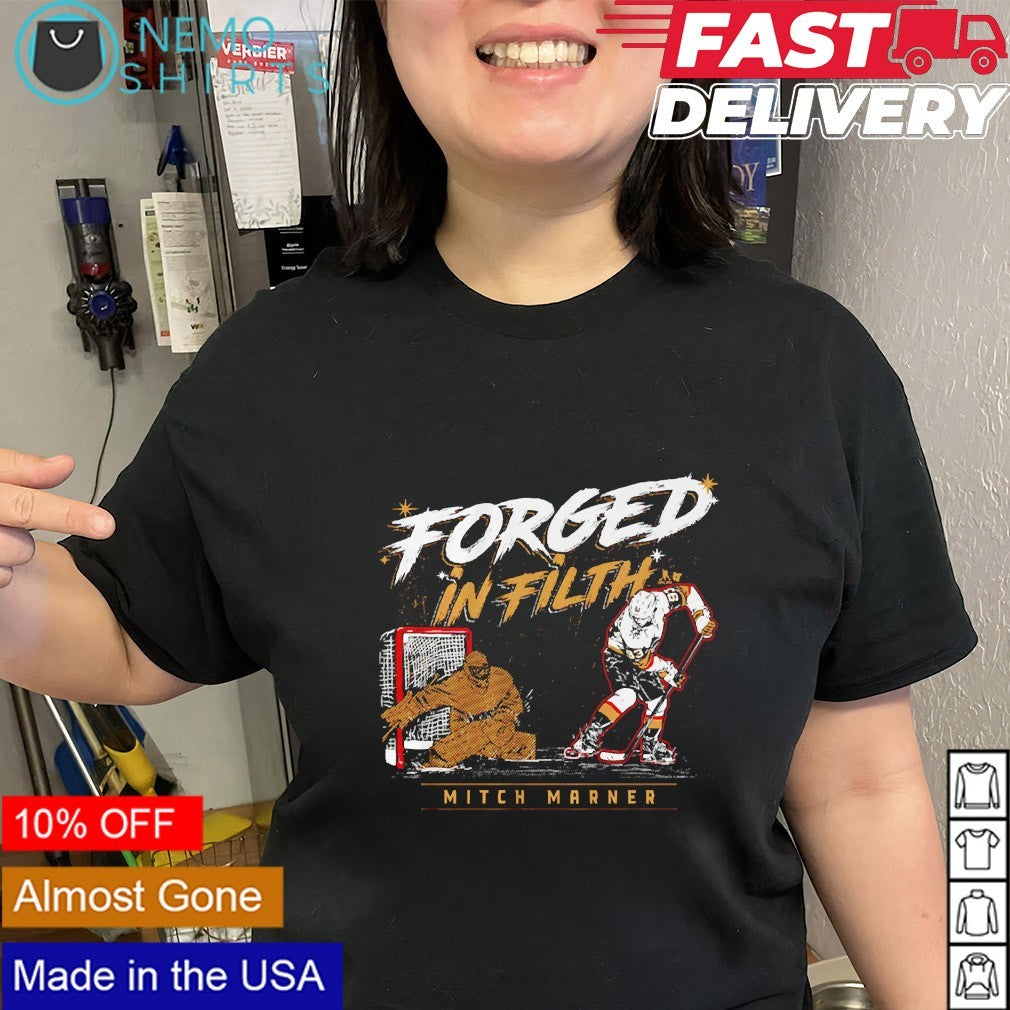 Mitch Marner Vegas forged in filth shirt