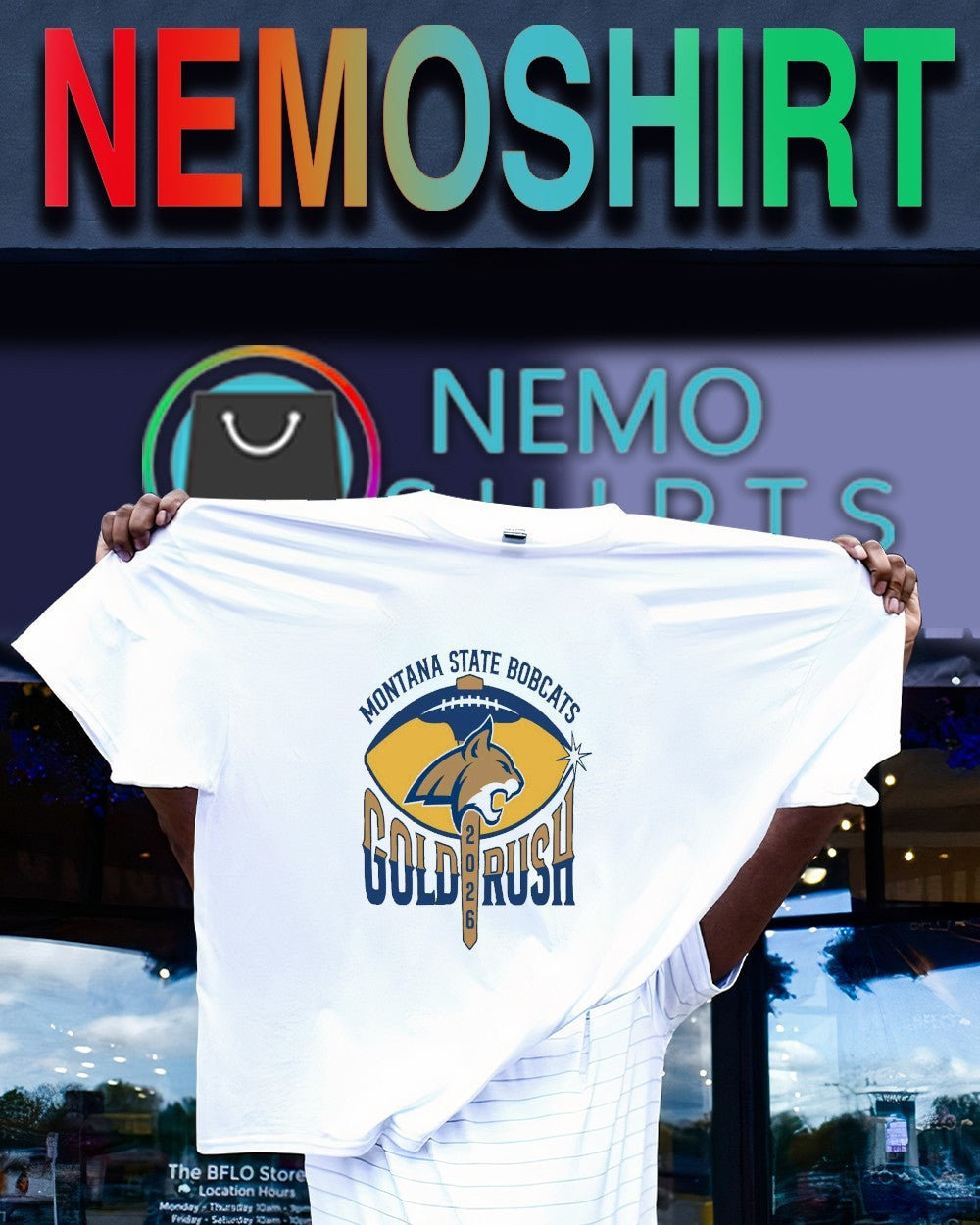 Montana State Bobcats football 2026 gold rush shirt