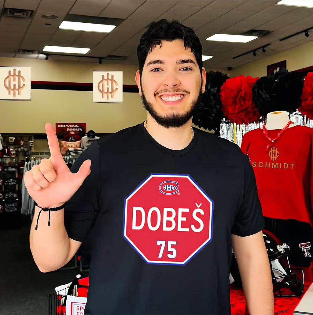 Montréal Canadiens Dobeš 75 sign shirt