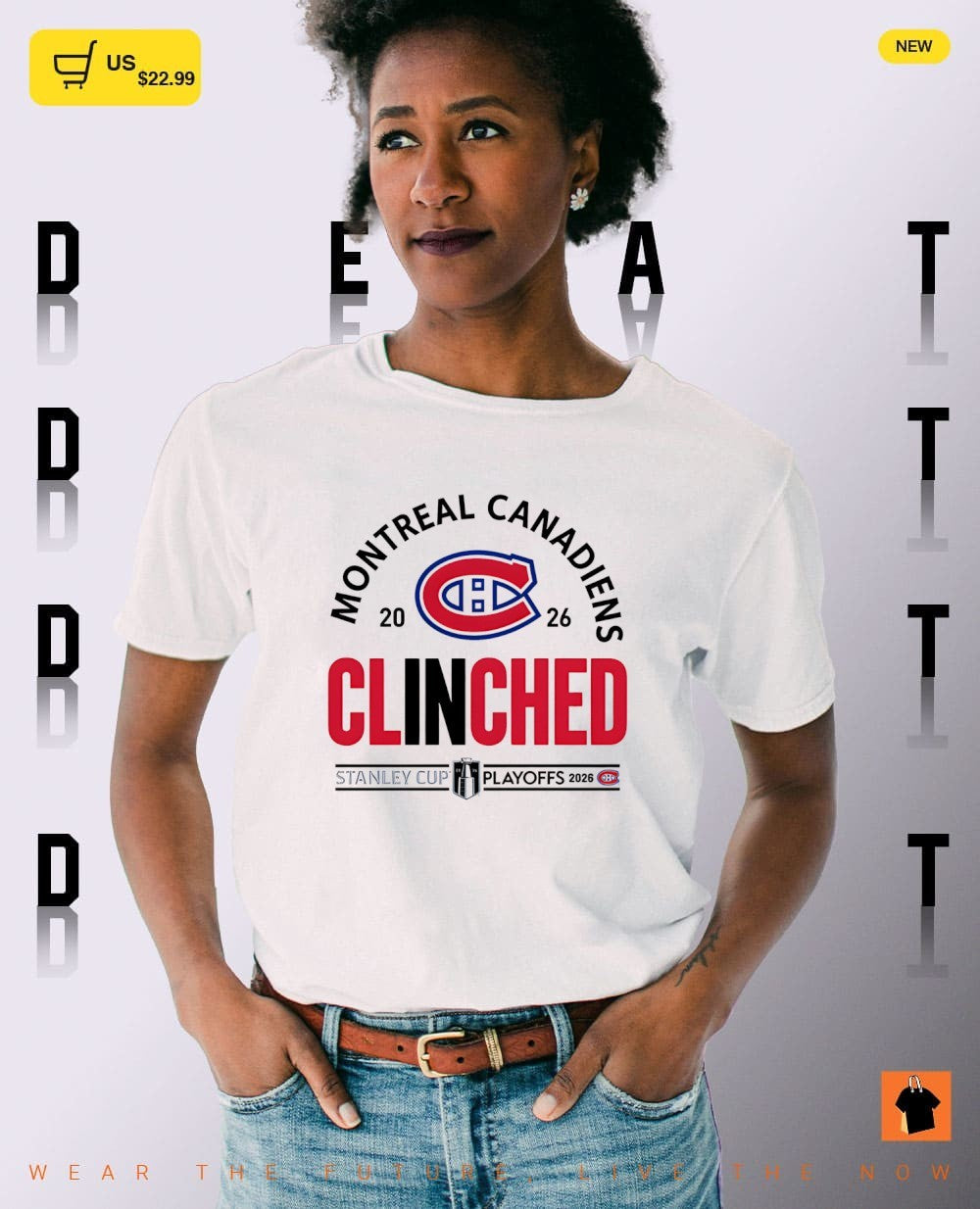 Montreal Canadiens Hockey Clinched Stanley Cup Playoffs 2026 shirt