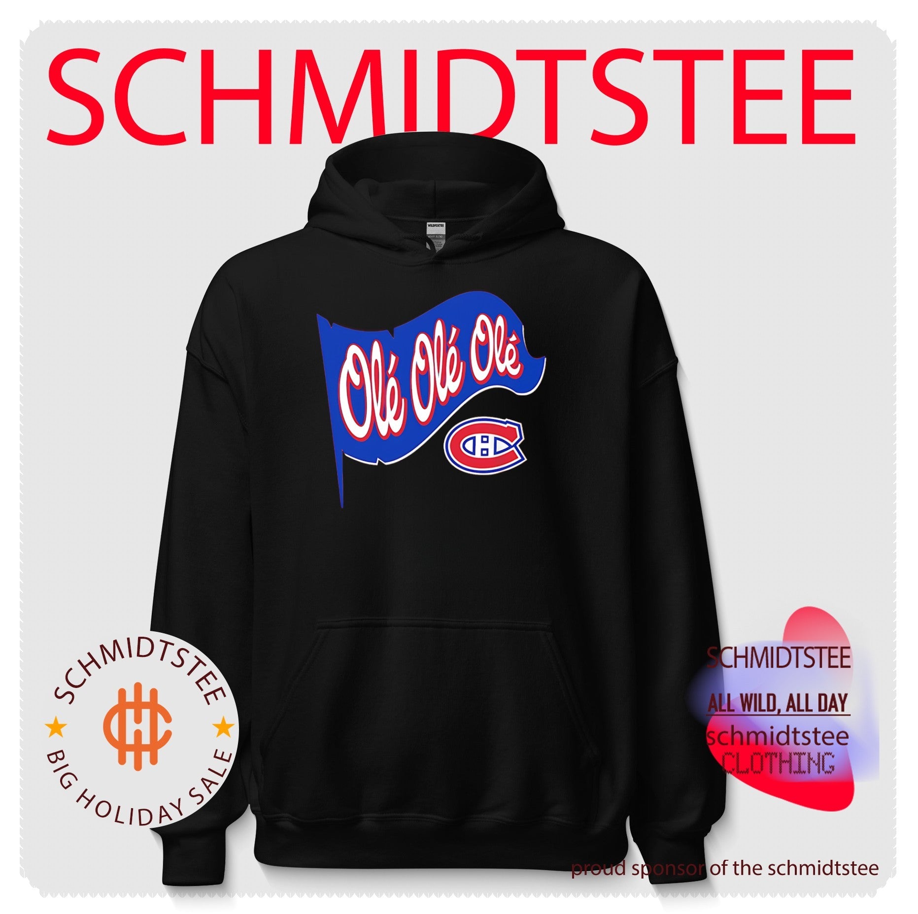 Montréal Canadiens Olé Olé Olé flag shirt