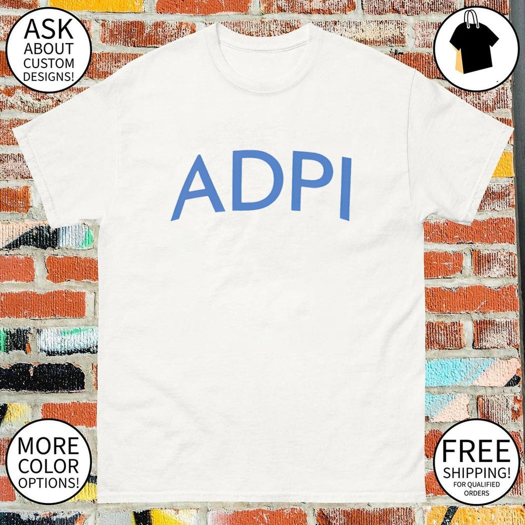 Morgan Wallen wearing ADPi in Tuscaloosa shirt