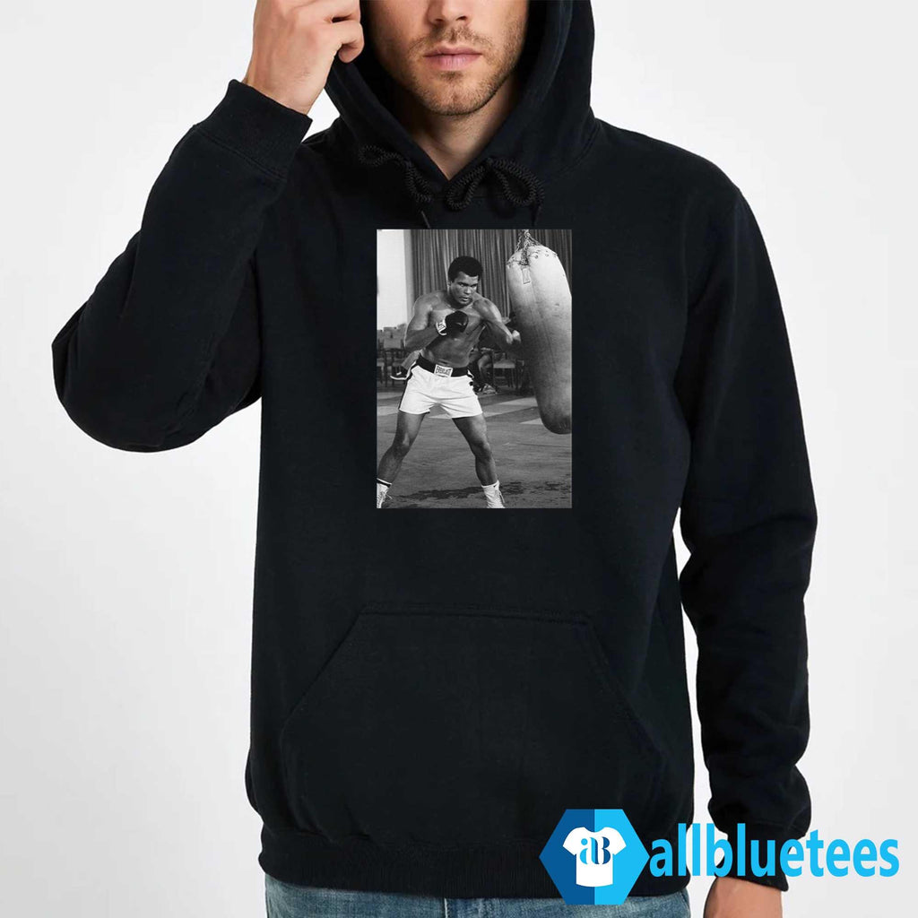 Muhammad Ali 60s Training Boxing Punches On Punching Bag Shirt