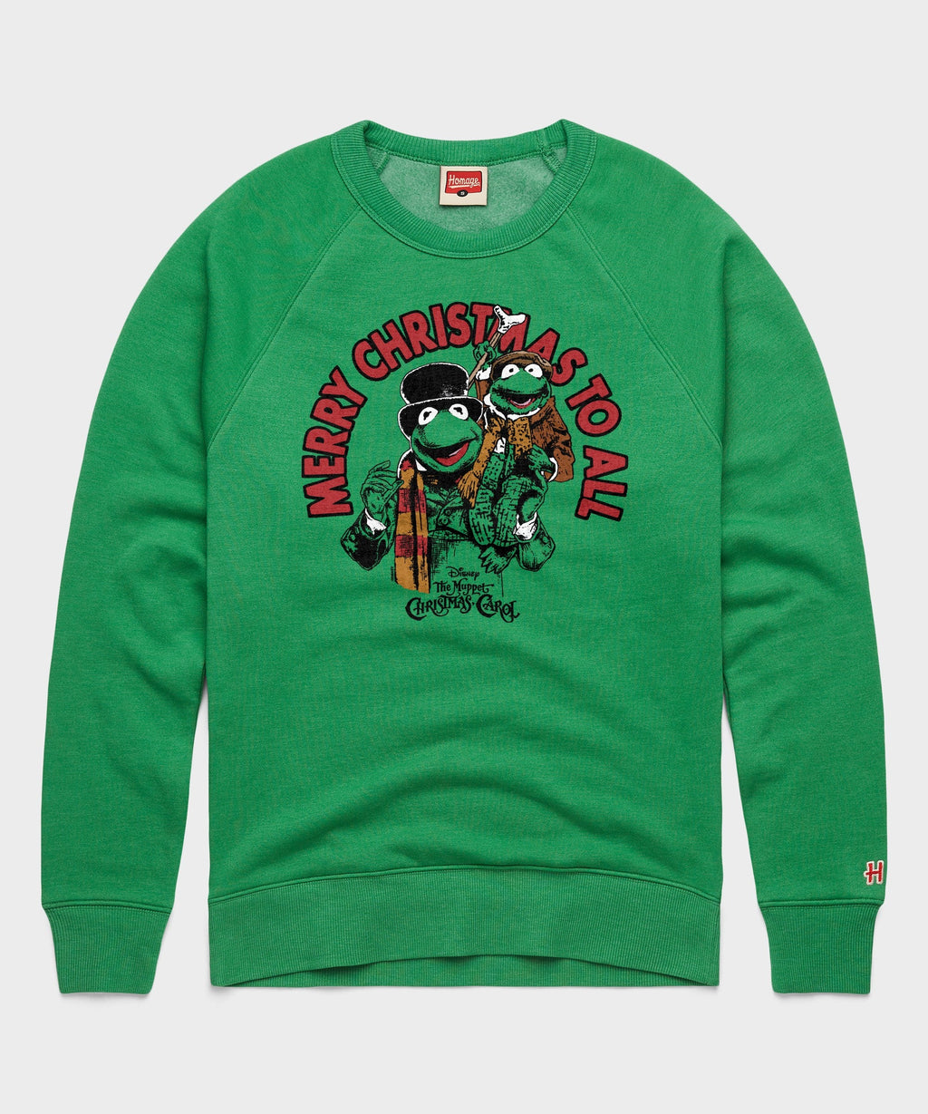 Muppets Merry Christmas To All Crewneck