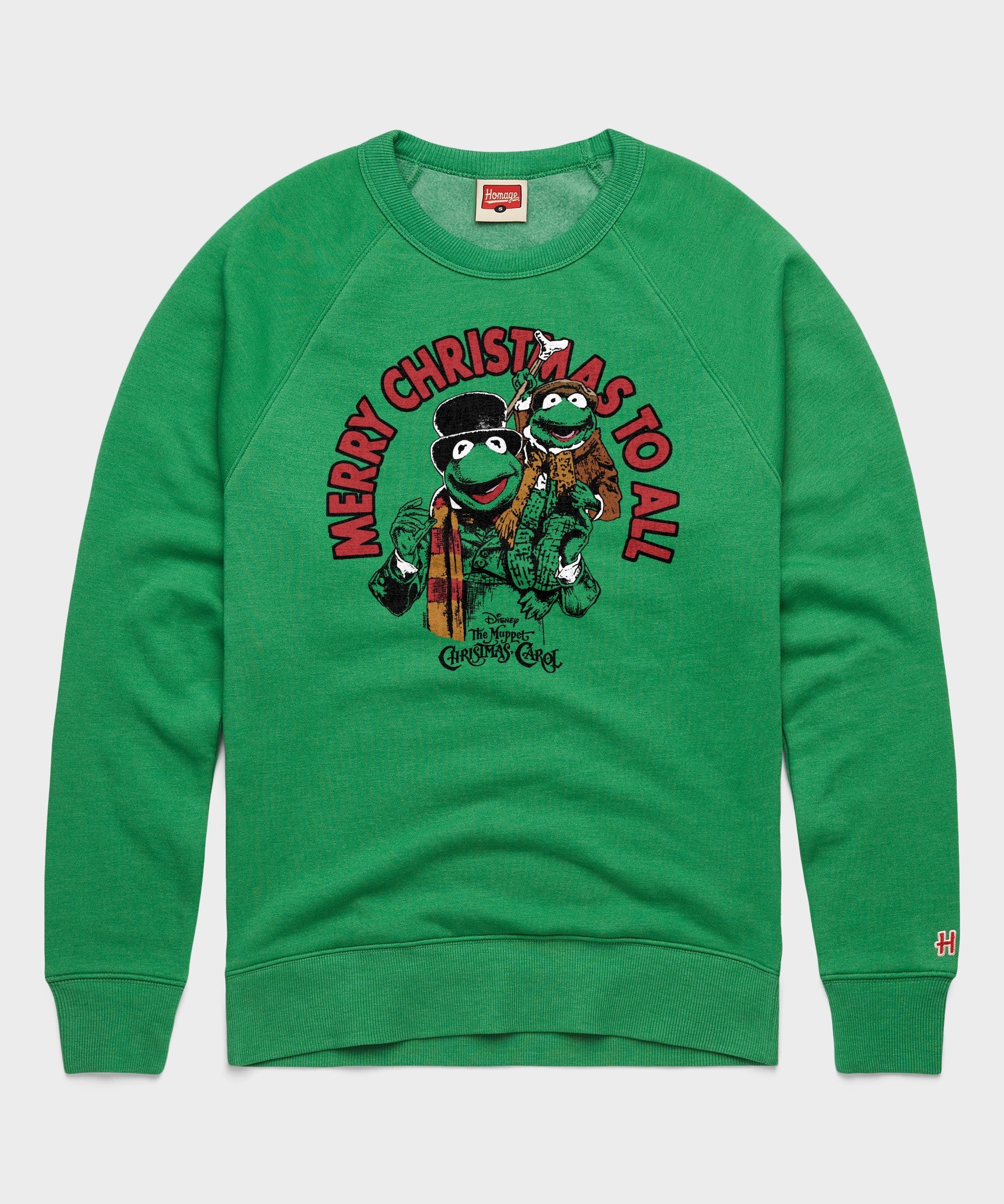 Muppets Merry Christmas To All Crewneck