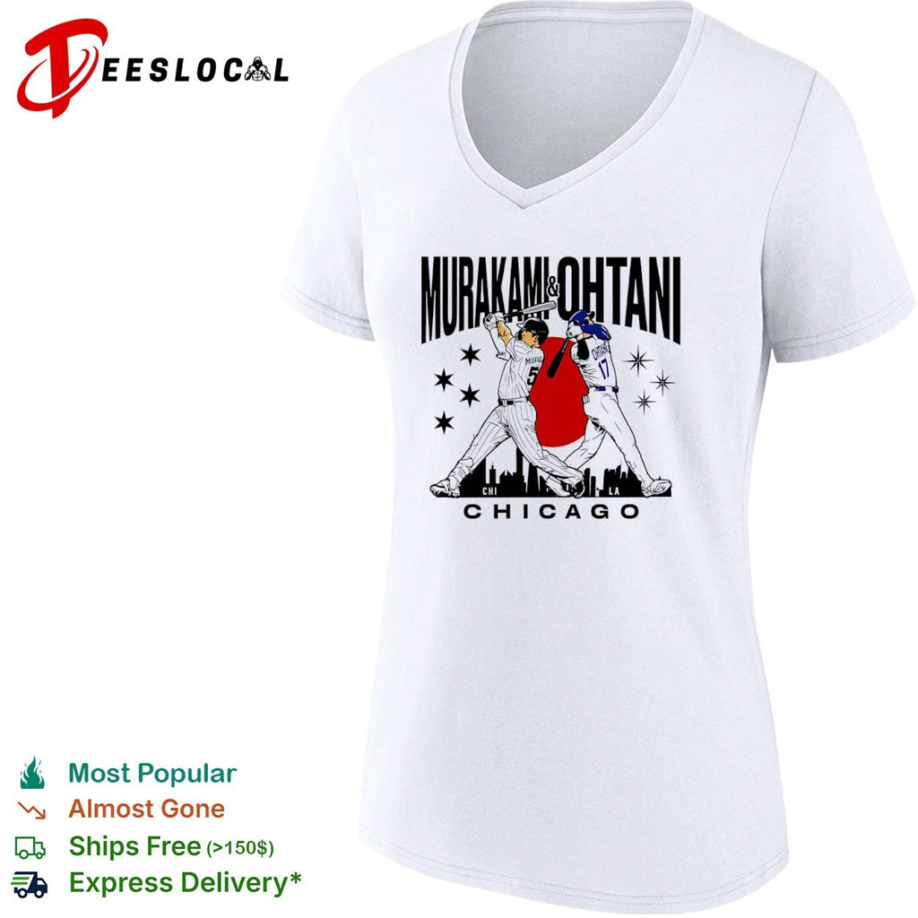 Murakami Chicago White Sox and Ohtani Los Angeles Dodgers MLB shirt