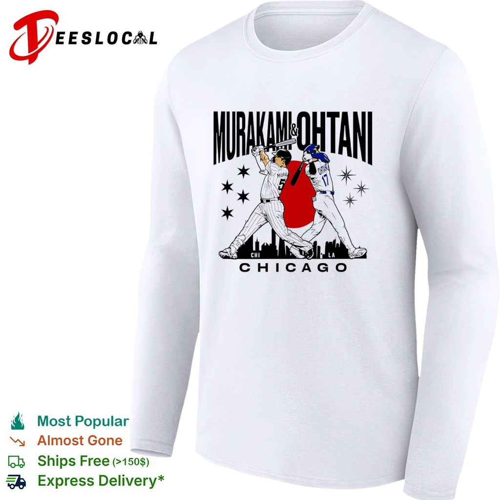 Murakami Chicago White Sox and Ohtani Los Angeles Dodgers MLB shirt