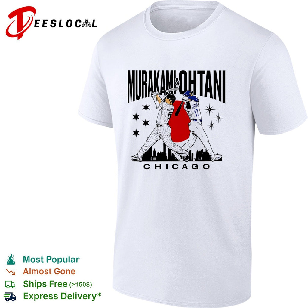 Murakami Chicago White Sox and Ohtani Los Angeles Dodgers MLB shirt