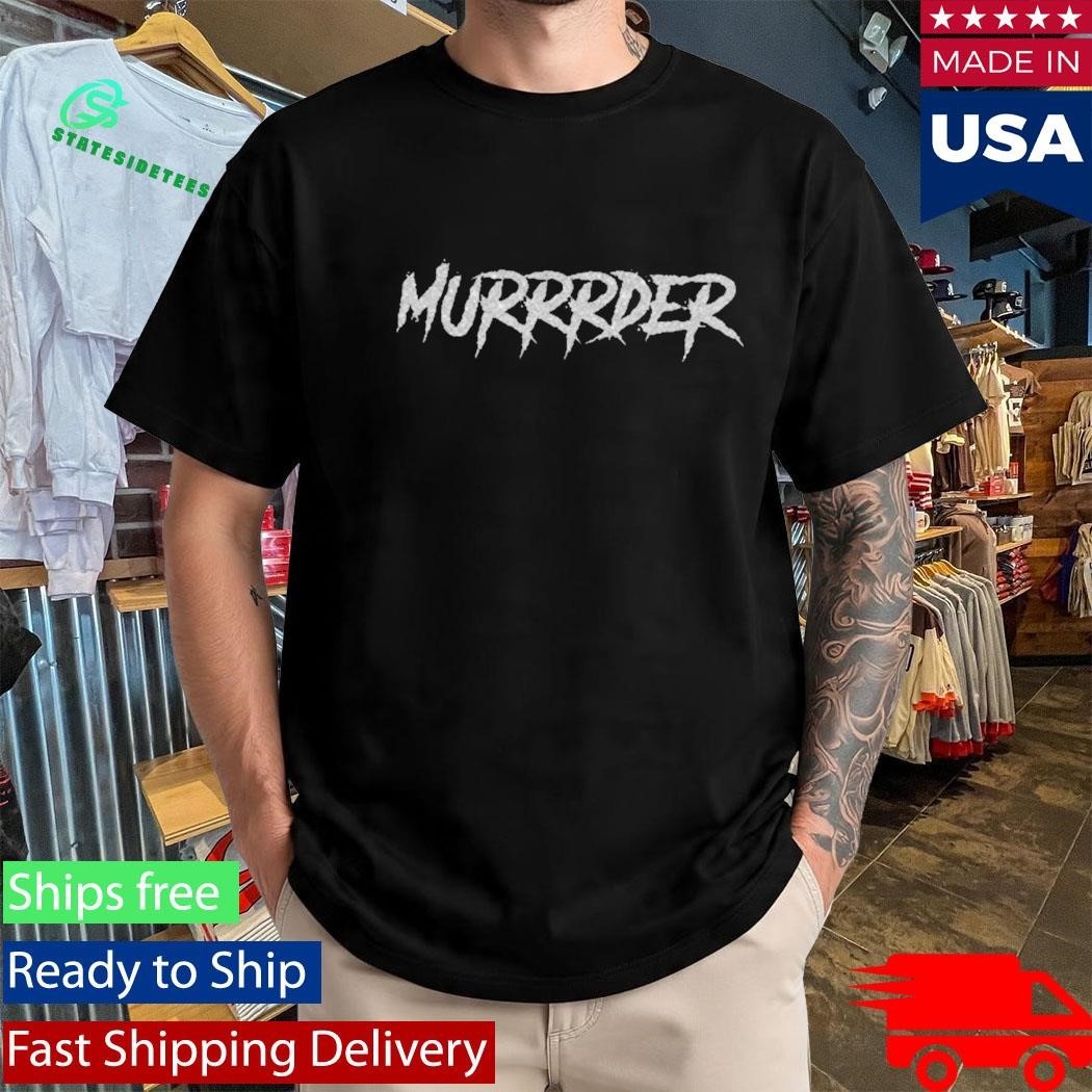 Murrrder Fake Glitter Effect Shirt