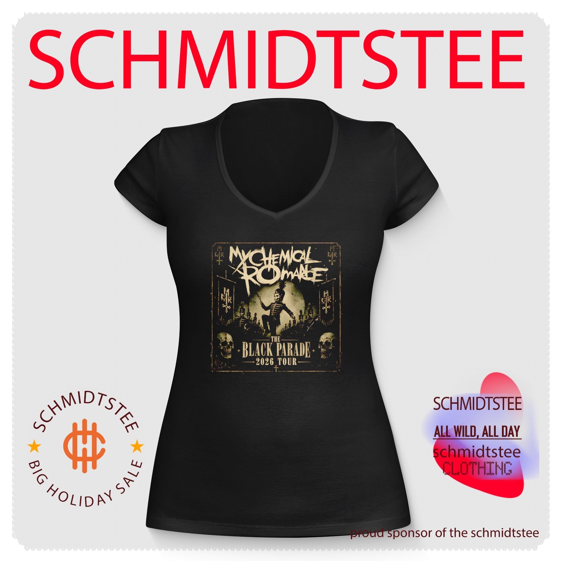 My Chemical Romance The Black Parade 2026 Tour shirt