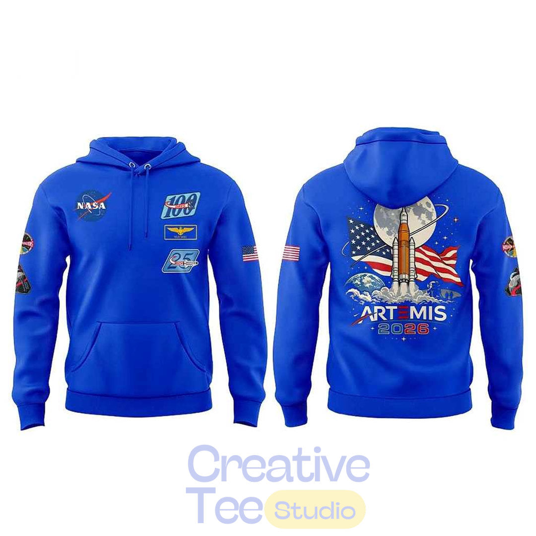 NASA 2026 Artemis II Moon Mission Special Hoodie