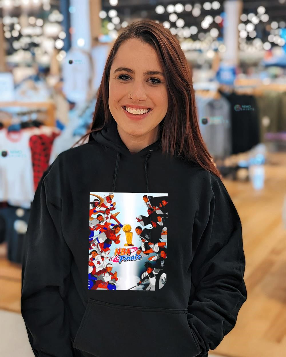NBA Finals 2026 Knicks and Spurs Naruto anime shirt