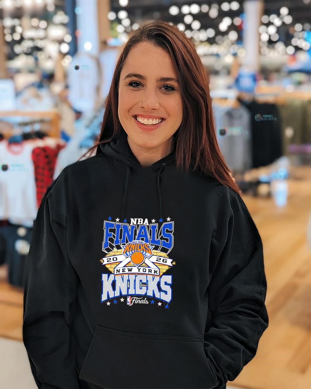 NBA Finals 2026 New York Knicks collage logo shirt