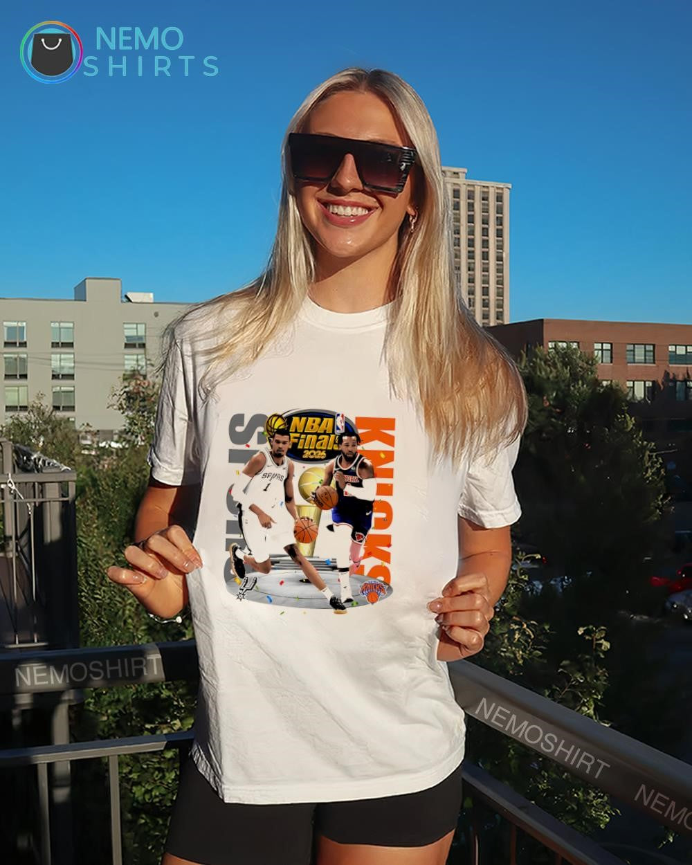 NBA Finals 2026 Spurs Wemby vs Knicks Brunson shirt