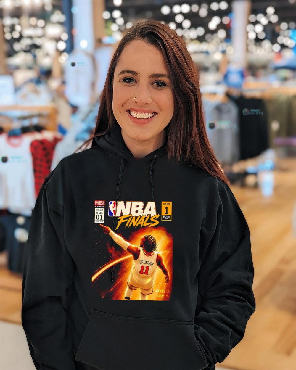 NBA Finals Game 1 Jalen Brunson Knicks 105 Spurs 95 shirt
