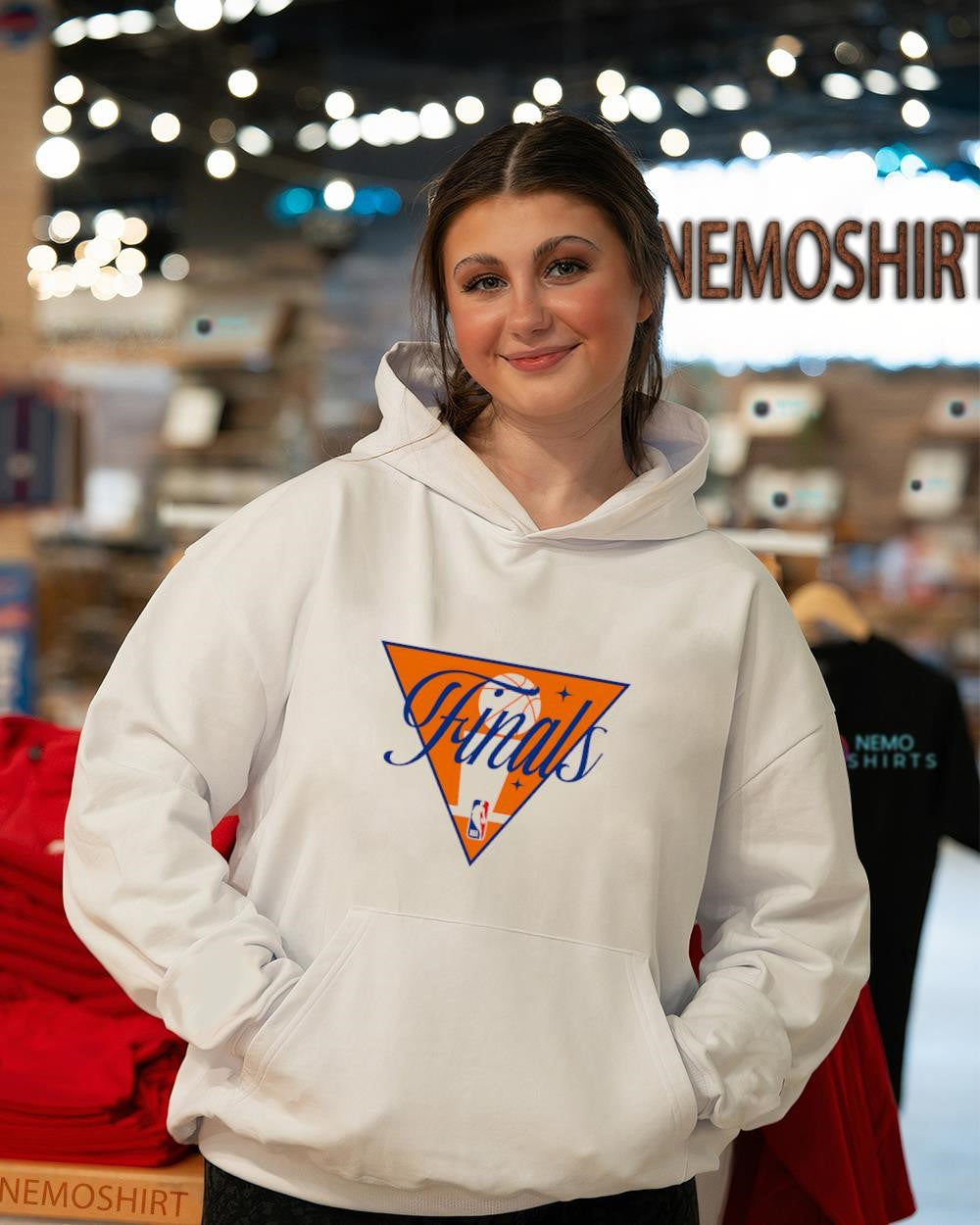 NBA Finals New York Knicks in 4 logo graphic shirt