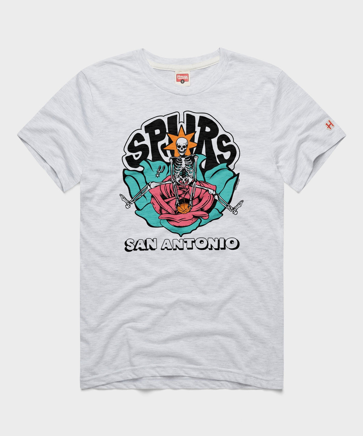 NBA x Grateful Dead x Spurs Skeleton
