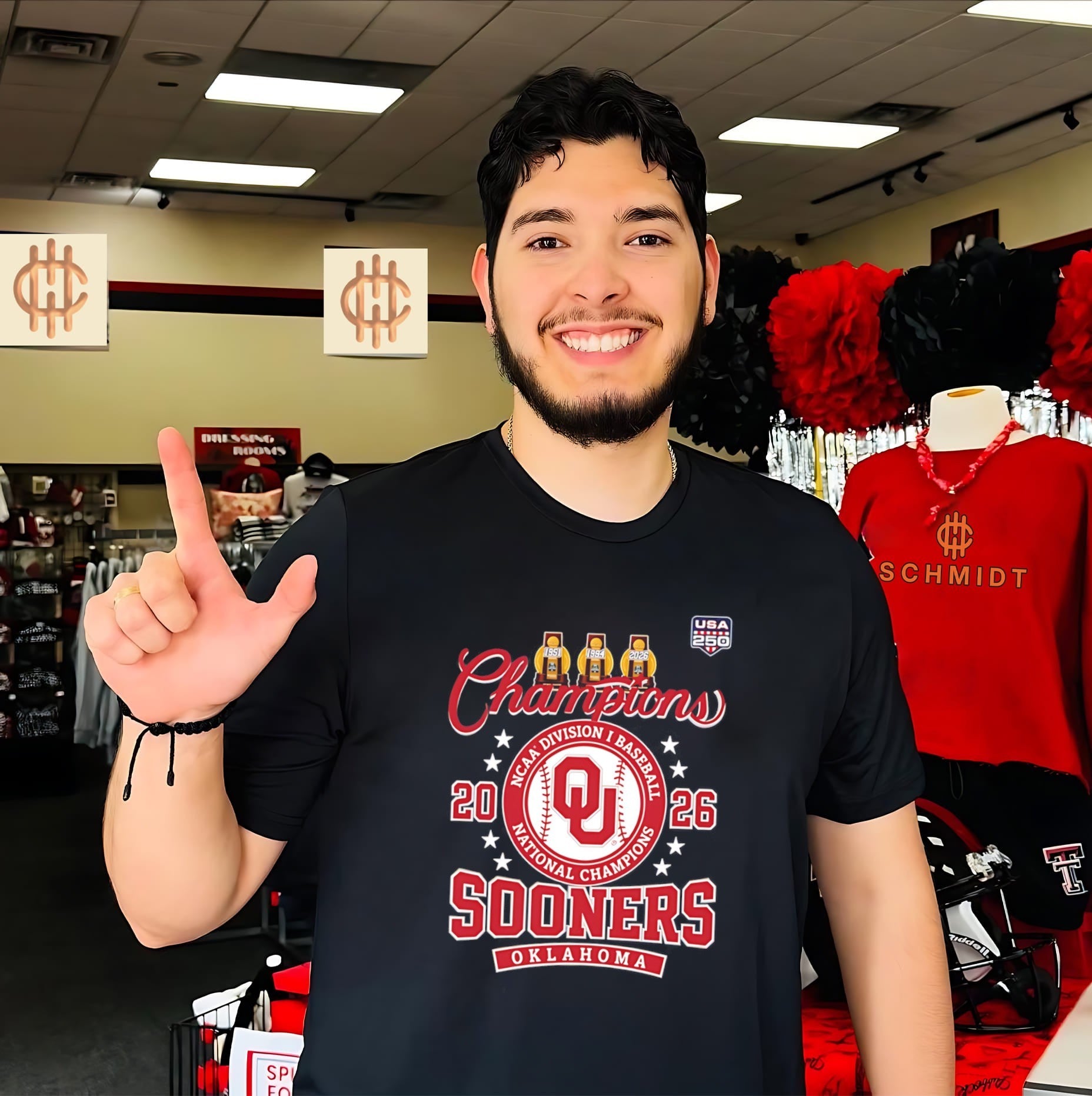 NCAA Division I Baseball Nation Champions 2026 Sooners Oklahoma logo shirt