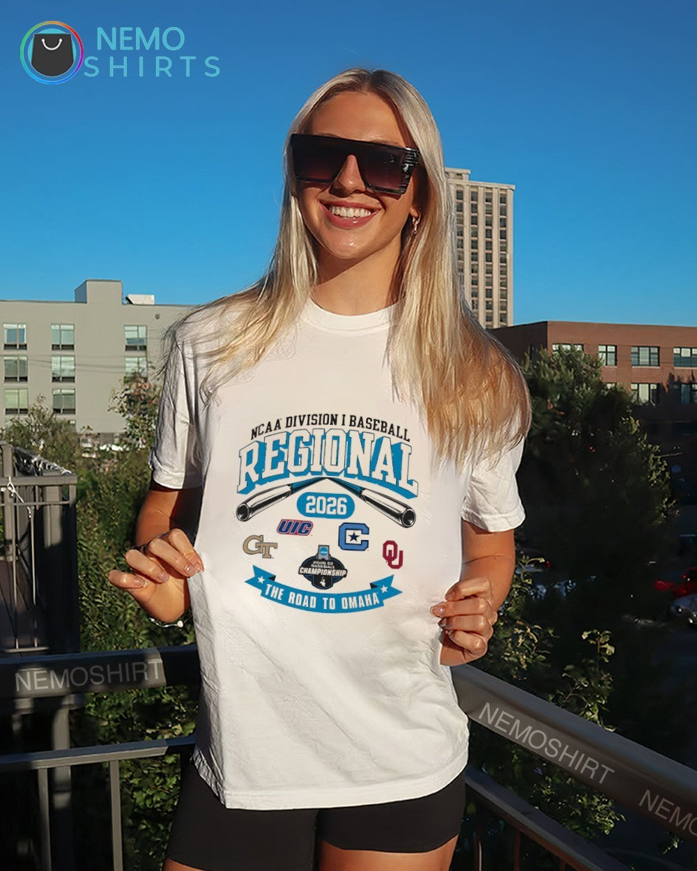 NCAA Division I baseball regional Georgia Tech 2026 the road to Omaha shirt