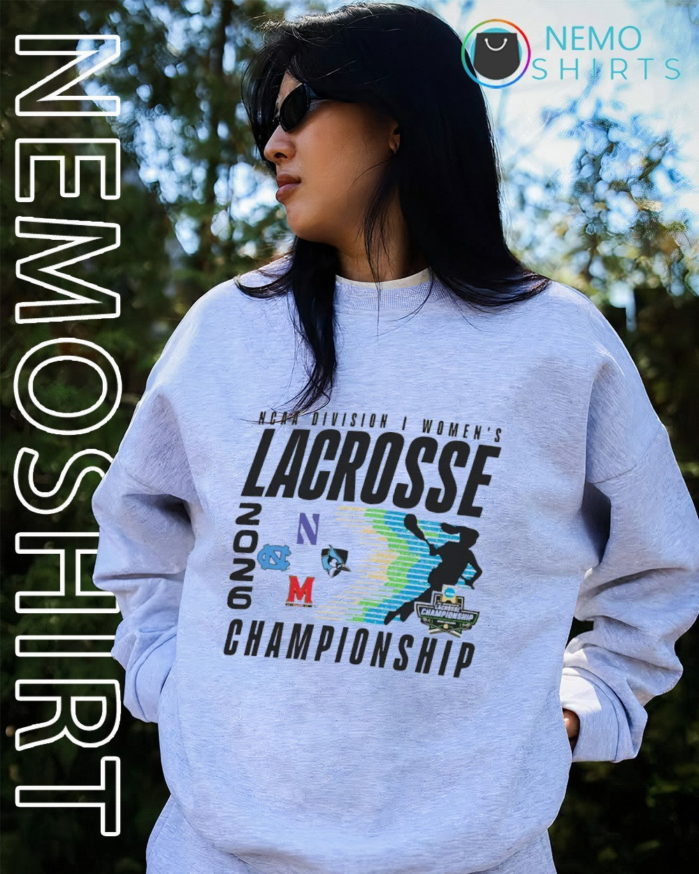 NCAA Division I women’s lacrosse 2026 championship shirt