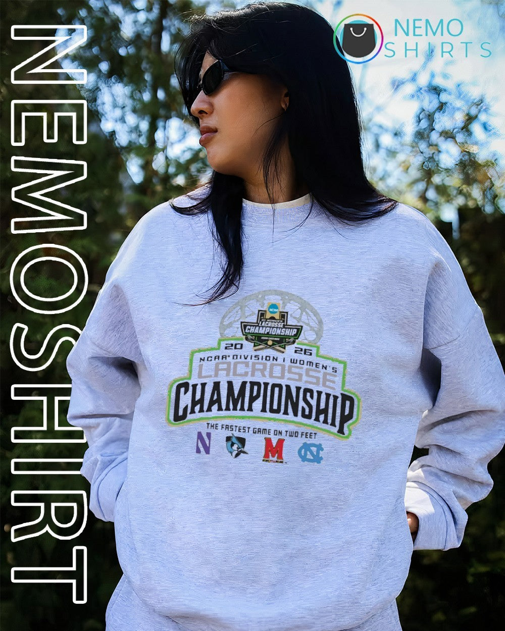 NCAA division I women’s lacrosse championship 2026 the fastest game on 4 teams shirt