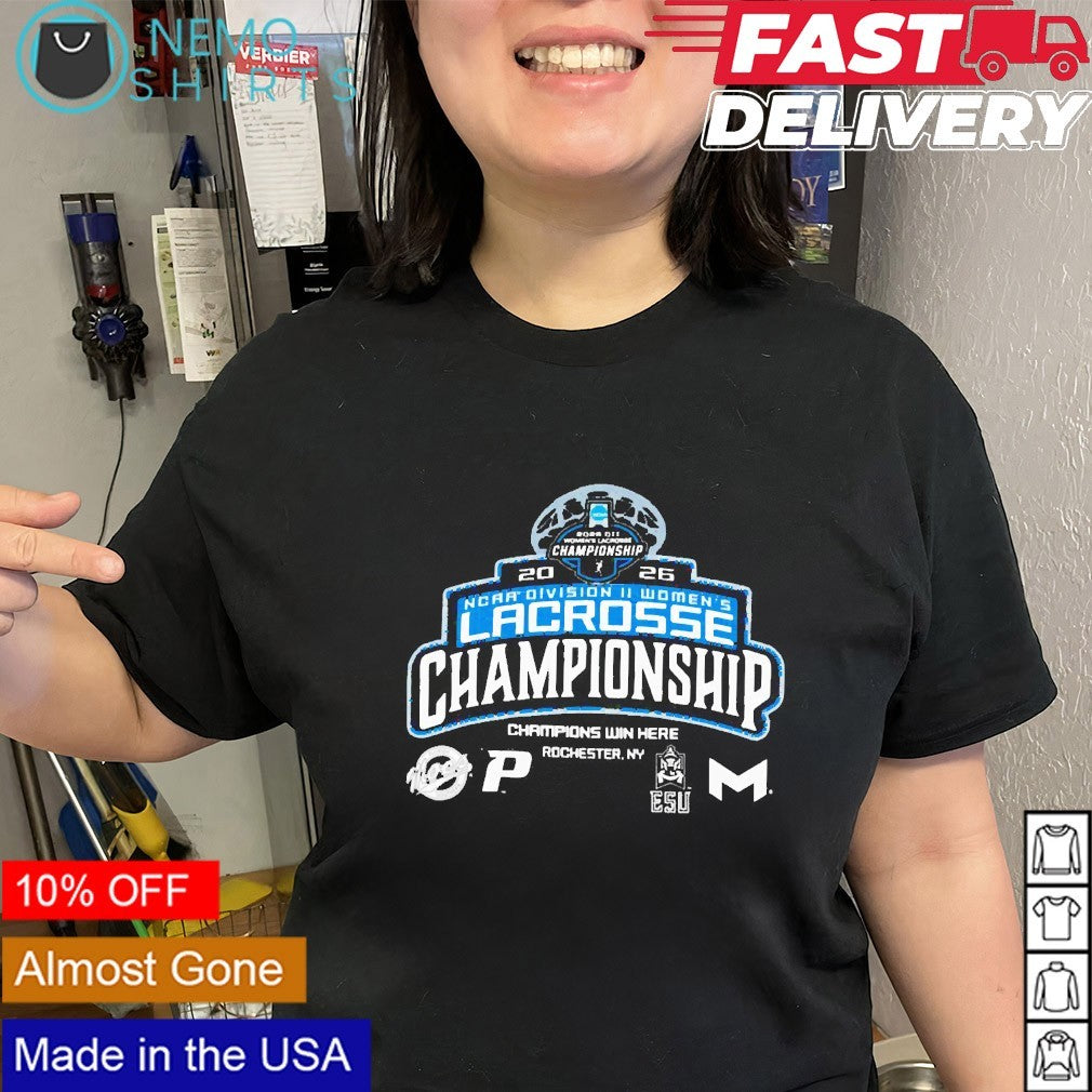 NCAA division II women’s championship 2026 Rochester NY 4 teams shirt